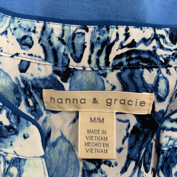 Hanna & Gracie Sleeveless Top, Size M - Picture 6 of 6